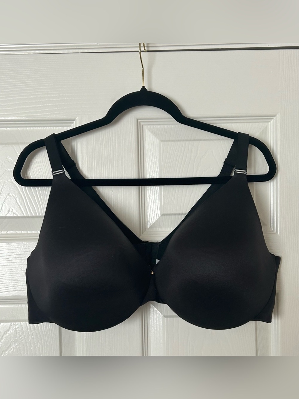Cacique Black Smooth Full-Coverage T-Shirt Bra